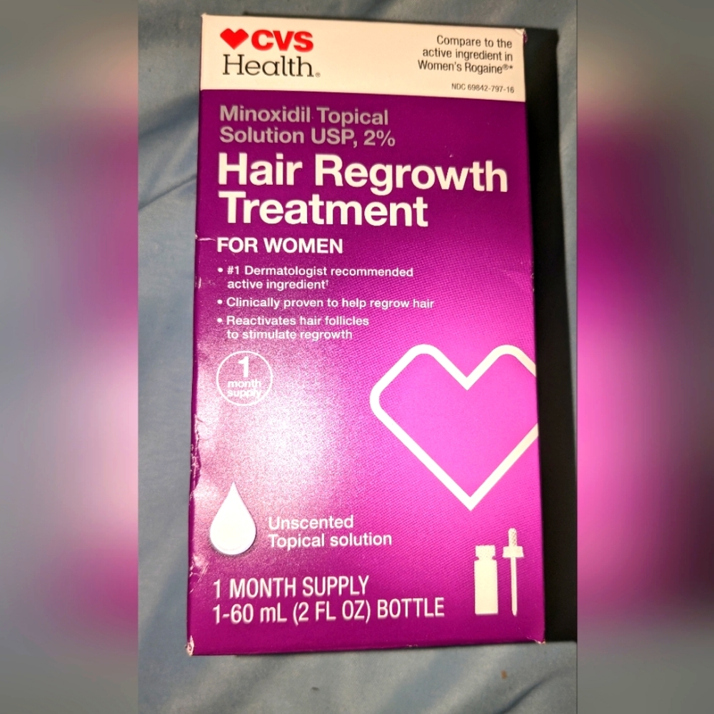 Cvs women's hair regrowth treatment (rogaine)CVS Health Hair Regrowth Treatment
